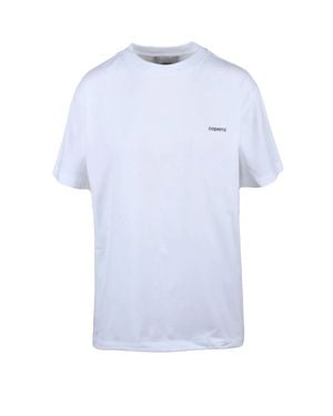 Coperni Relaxed Fit Organic Cotton T-Shirt - White