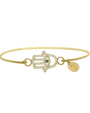 Stila Pave Icon Hamsa Eye Bracelets - Metallic