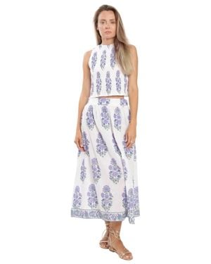 Bindu Brigette Top - White