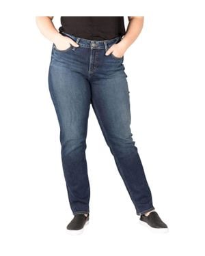 Silver Jeans Co. Avery Curvy Fit Jeans - Blue