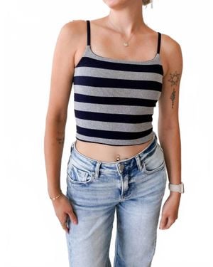 By Together Stella Reversible Layered Cami Top - Blue