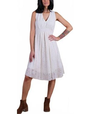 Gigi Moda Pizzo Mini Dress - Natural