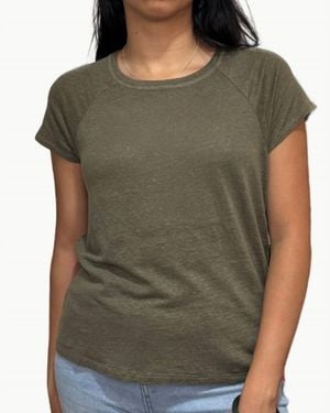 Hartford Telcy Knit T-Shirt - Green