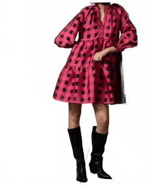 Emily Lovelock Lucy Dress - Red