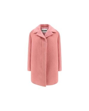 Jil Sander Mohair Coat - Pink