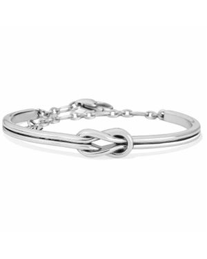Brighton Interlock Harmony Bar Bracelet - White
