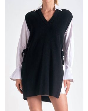 Elan Sweater Dress - Black
