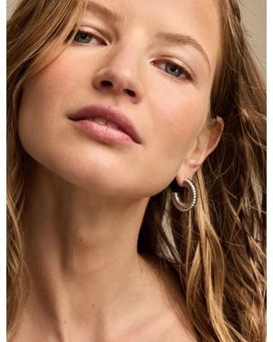 Lucky Brand Spiral Hoops - Brown