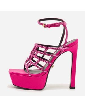 Versace Greca Maze Crystal Embellished - Pink