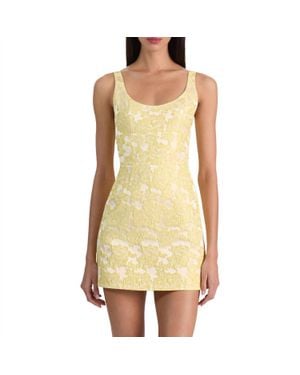 Alice + Olivia Charlotte Mini Dress - Yellow