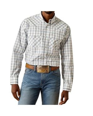 Ariat Pro Series Worth Snap Closure Shirt - Gray