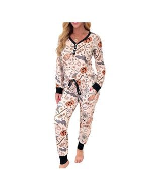 Shirley Stone Halloween Pajama Set - Pink