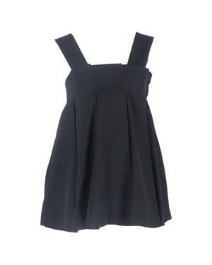 Comme des Garçons Pleated Sleeveless Tunic Top - Blue