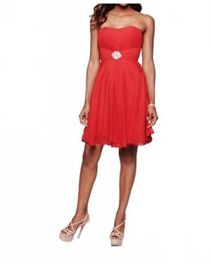 Milano Formals Sugar Blush Dress - Red
