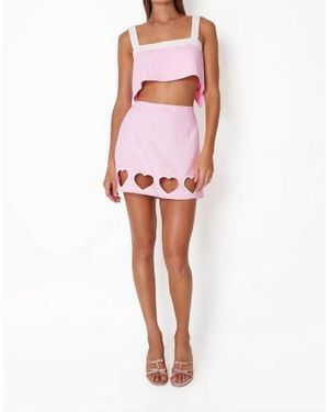 Cin Cin Cinta Skirt - Red