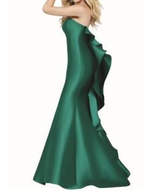 Jovani Sweetheart Neckline Gown - Green