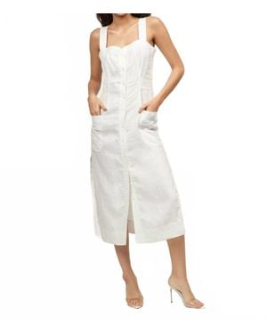 Equipment Josefina Dress - White