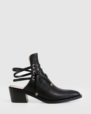 Belle & Bloom Can'T Be Tamed Open Back Boot - Black