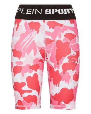 Philipp Plein Jogging Leggings Camouflage - Red