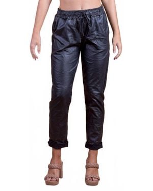 Gigi Moda Gnocca Tie-Waist Pants - Blue