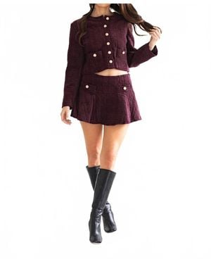 Amanda Uprichard Braswell Jacket - Purple
