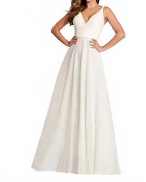Ellie Wilde Prom Dress - White