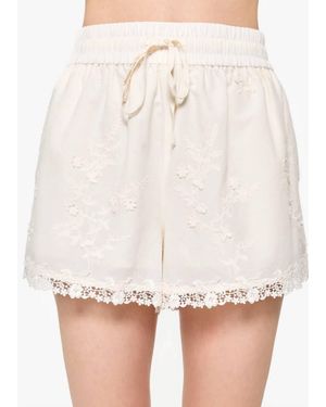 Cami NYC Eila Embroidered Short - Natural