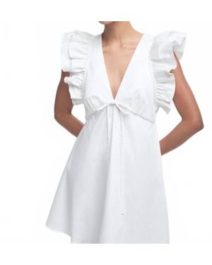 【関税込み】Kika Vargas ホワイト Sue ミニドレス Kika Vargas White Sue Minidress Kika Vargas