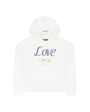 PROJECT G/R Love Parody Hoodie - White