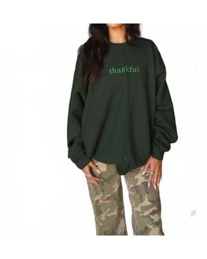Gildan Thankful Sweatshirt - Green
