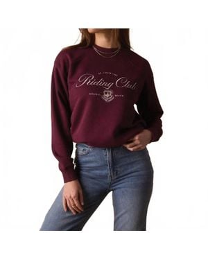 The Normal Brand Fleece Graphic Crewneck Tee - Red