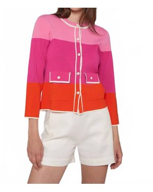 Vilagallo Sandra Linen Cotton Short - Red
