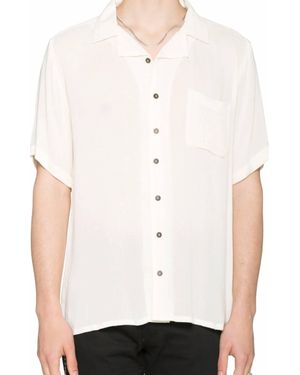 Raga Purush Rayon Button Down Shirt - Natural