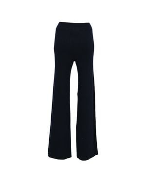 Chloé Ribbed Flared Pants - Blue