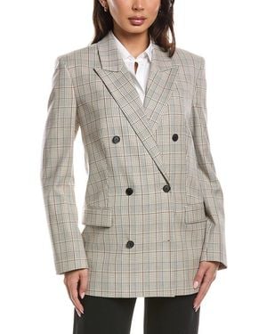 BOSS Jukana1 Wool-Blend Blazer - Gray