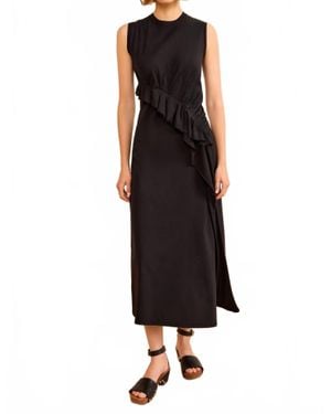 Ulla Johnson Jeune Asymmetric Dress - Black