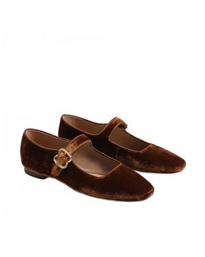 Sam Edelman Michaela Mary Jane Flat - Brown