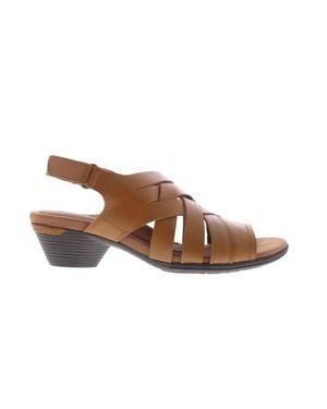 Cobb Hill Laurel Woven Sandal - Brown