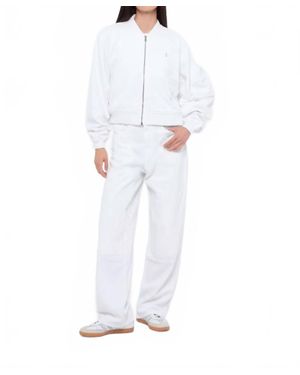 ICON DENIM Ivy Bomber Jacket - White