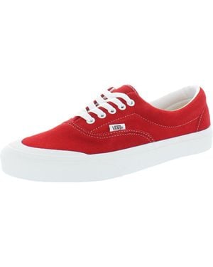 Vans Era Tc Suede Low Top Skateboarding Shoes - Red