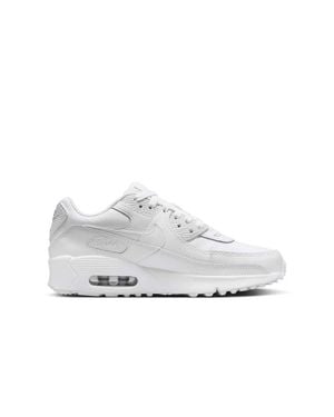 Nike Big Kid's Air Max 90 Shoes - White