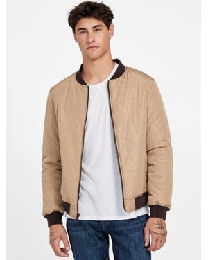 Guess Eco Winnie Reversible Padded Jacket - Natural