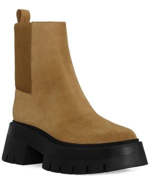 Rebecca Minkoff Lugbty Suede Bootie - Brown