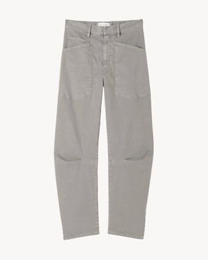 Nili Lotan Shon Wide Leg Pants - Gray