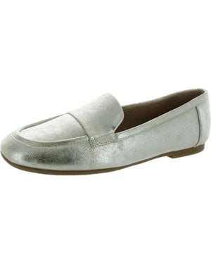 Naturalizer Woven Slip Oi Loafers - White