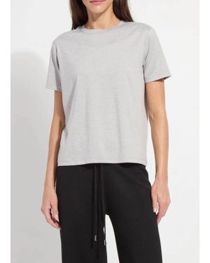 Lyssé Perfect Box-Cut Tee - White