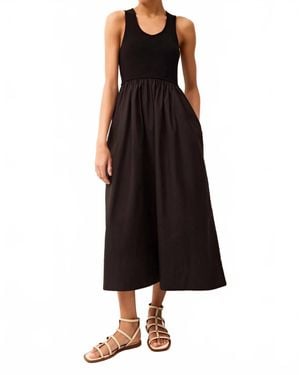 Marie Oliver Anya Sleeveless Midi Dress - Black