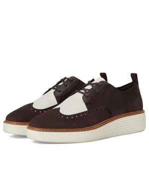 Cole Haan Originalgrand W32061- Leather Platform Shoe Ver1154 - Brown
