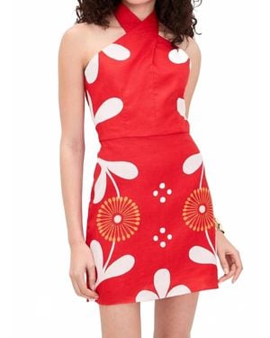 Cala De La Cruz Veneta Dress - Red