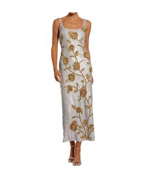 Mac Duggal Floral Midi Dress - Multicolor